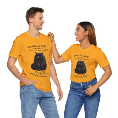 Annoyed Kitty Short Sleeve Tee