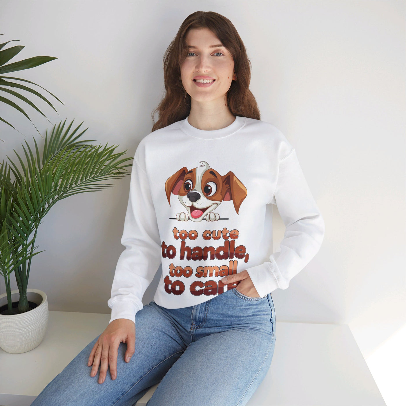 Too cute Crewneck Sweatshirt