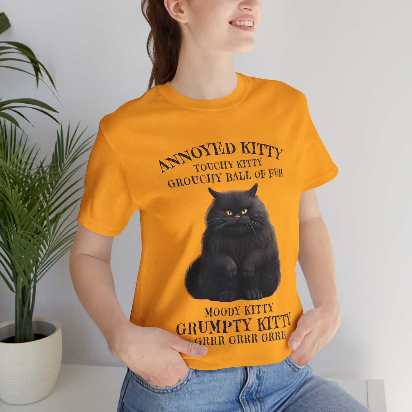 Annoyed Kitty Short Sleeve Tee