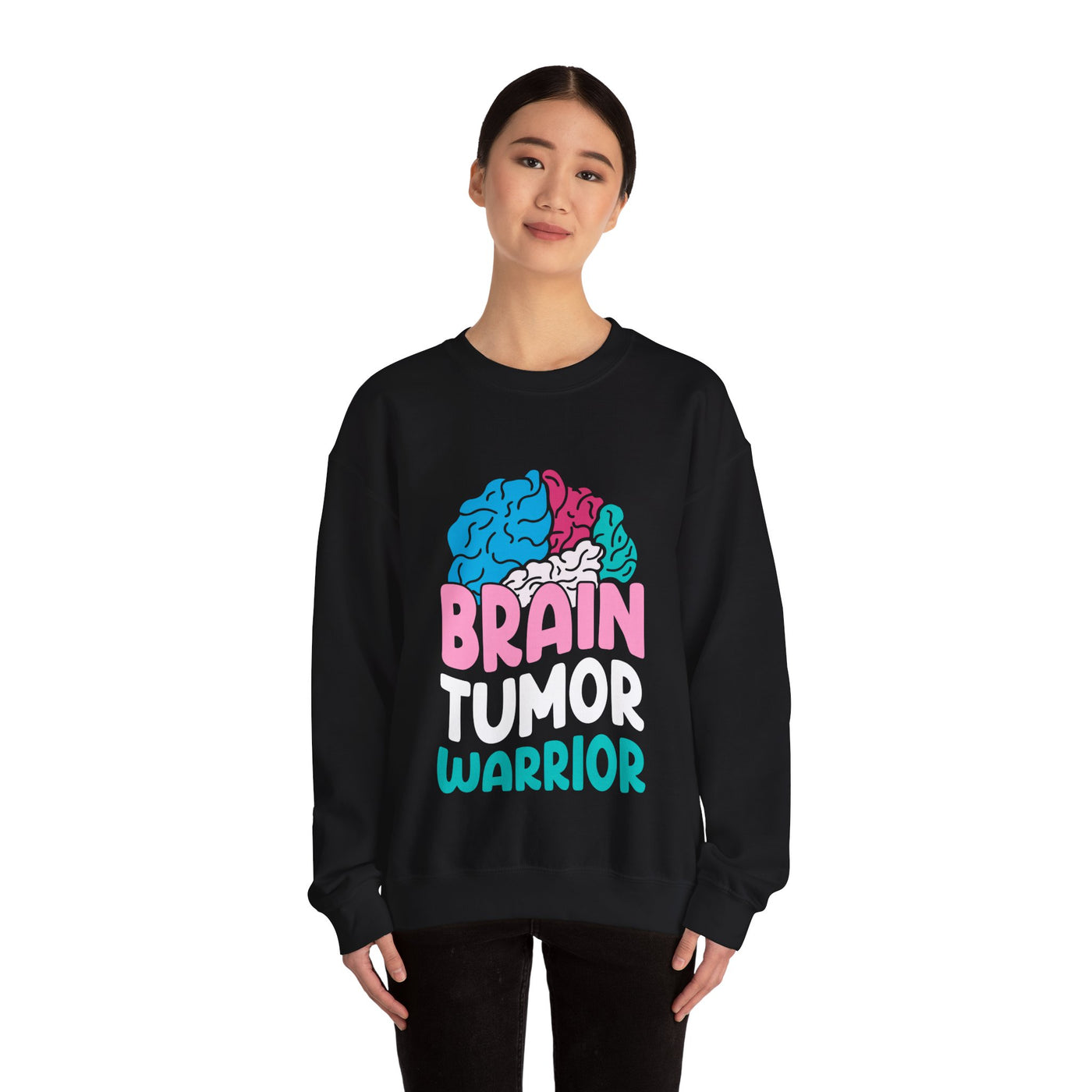 Brain Tumor Warrior Crewneck Sweatshirt