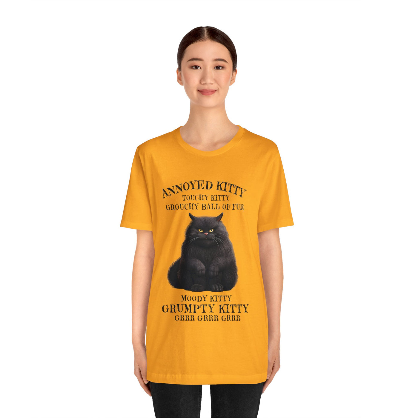 Annoyed Kitty Short Sleeve Tee