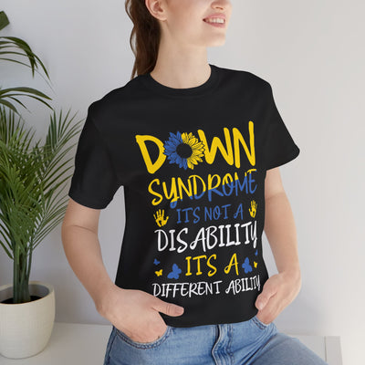 DOWN SUNDROME Short Sleeve Tee