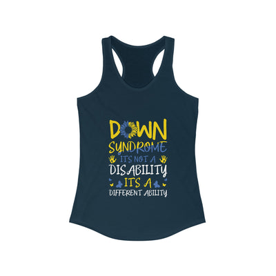 DOWN SUNDROME Racerback Tank