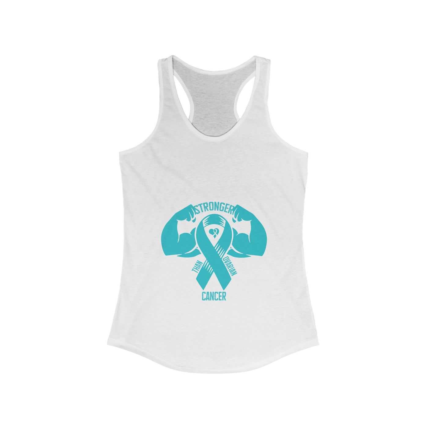 Stronger Than Ovarian Cancer Racerback Tank