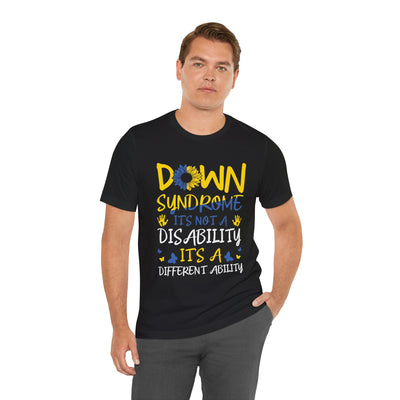 DOWN SUNDROME Short Sleeve Tee