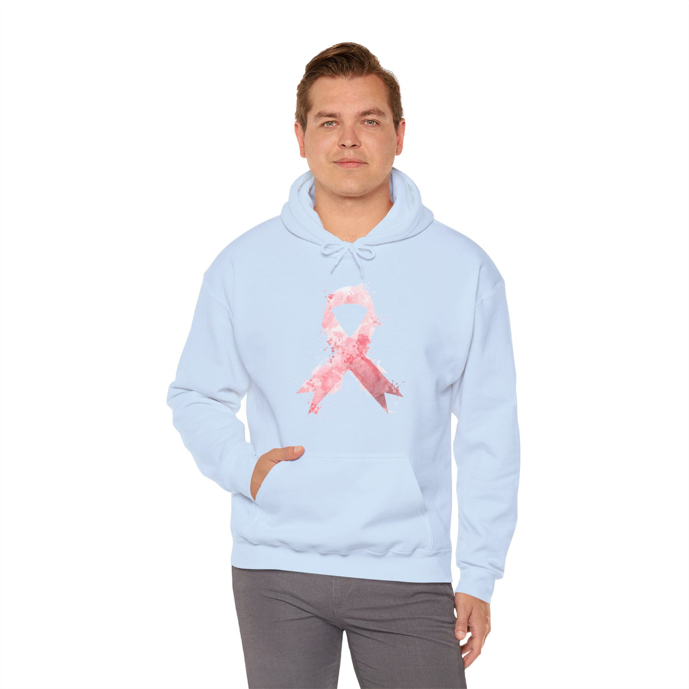 Hope Ribbon Hooded Sweatshirt