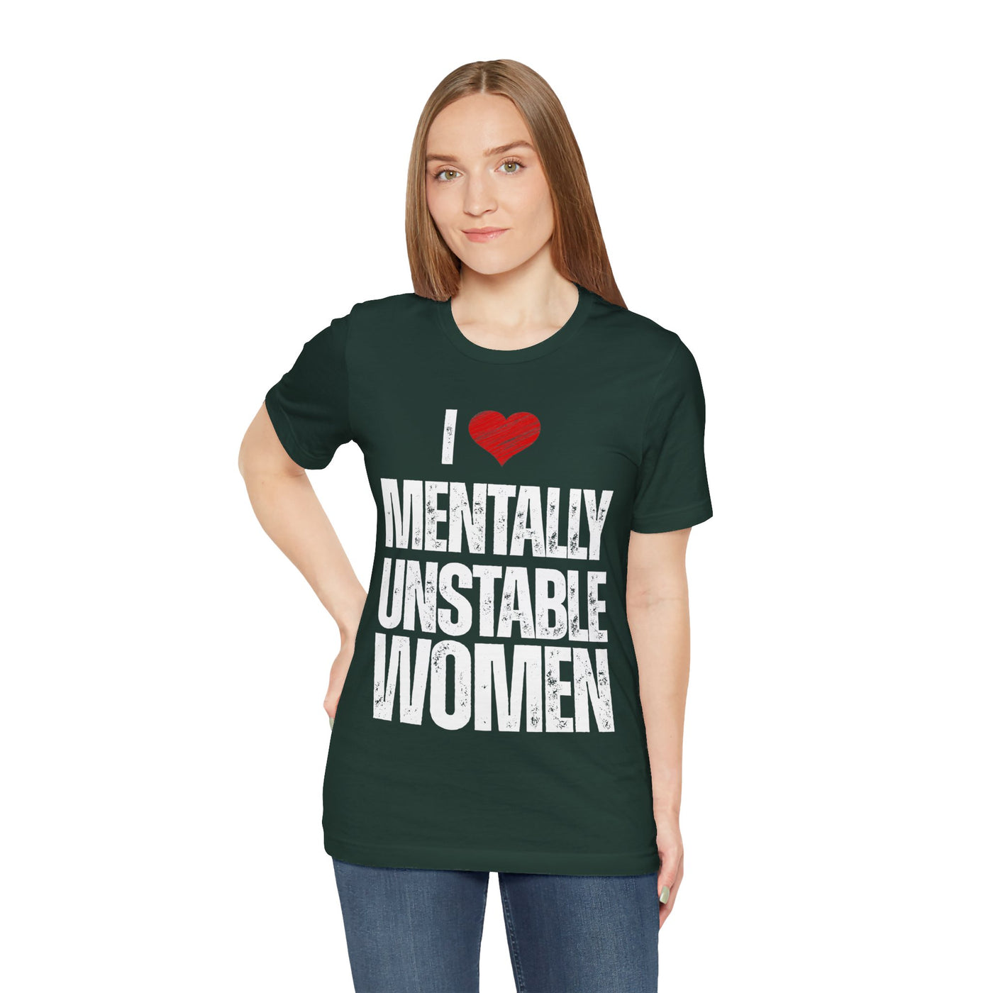 Mentally unstable Short Sleeve Tee