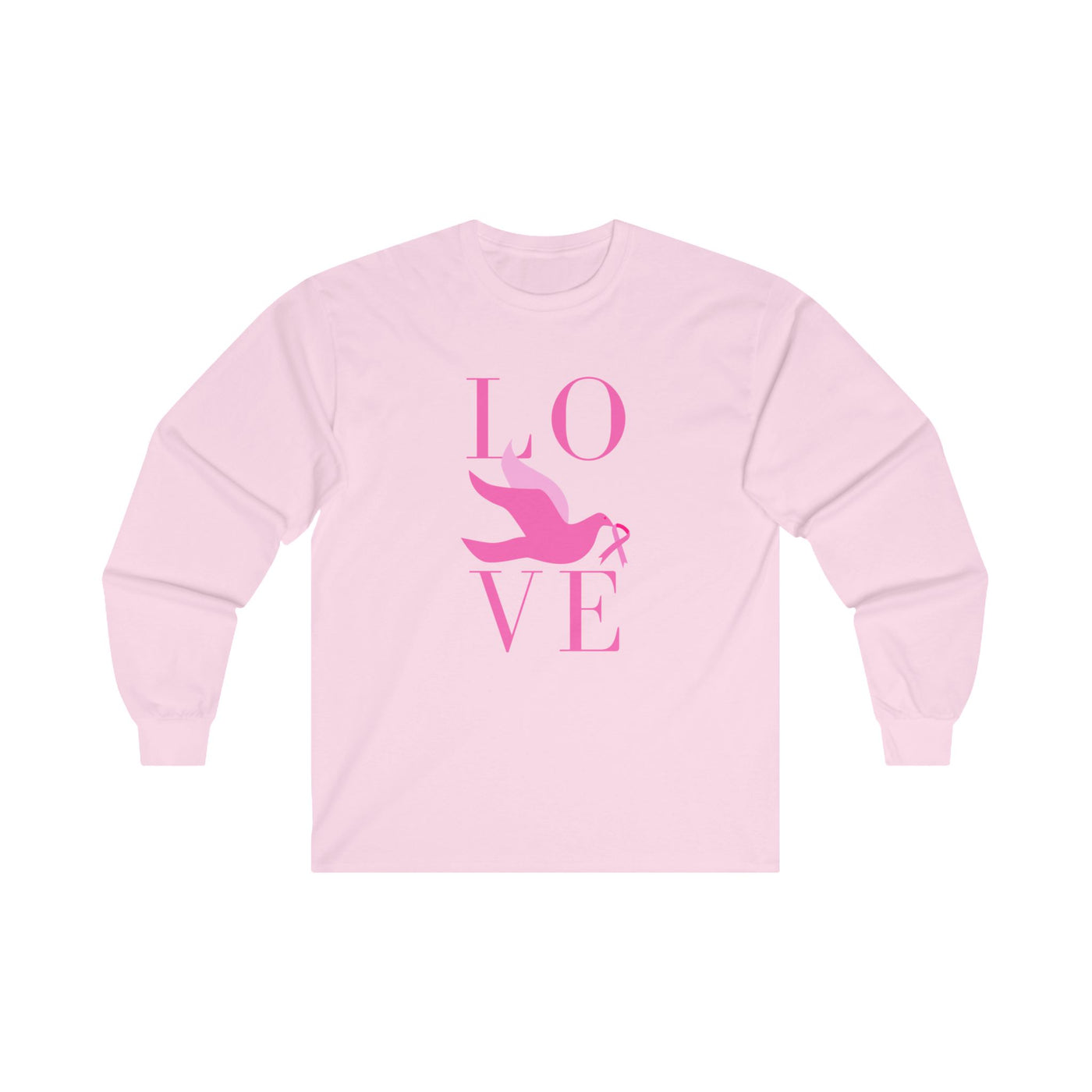 Pink Dove Long Sleeve Tee