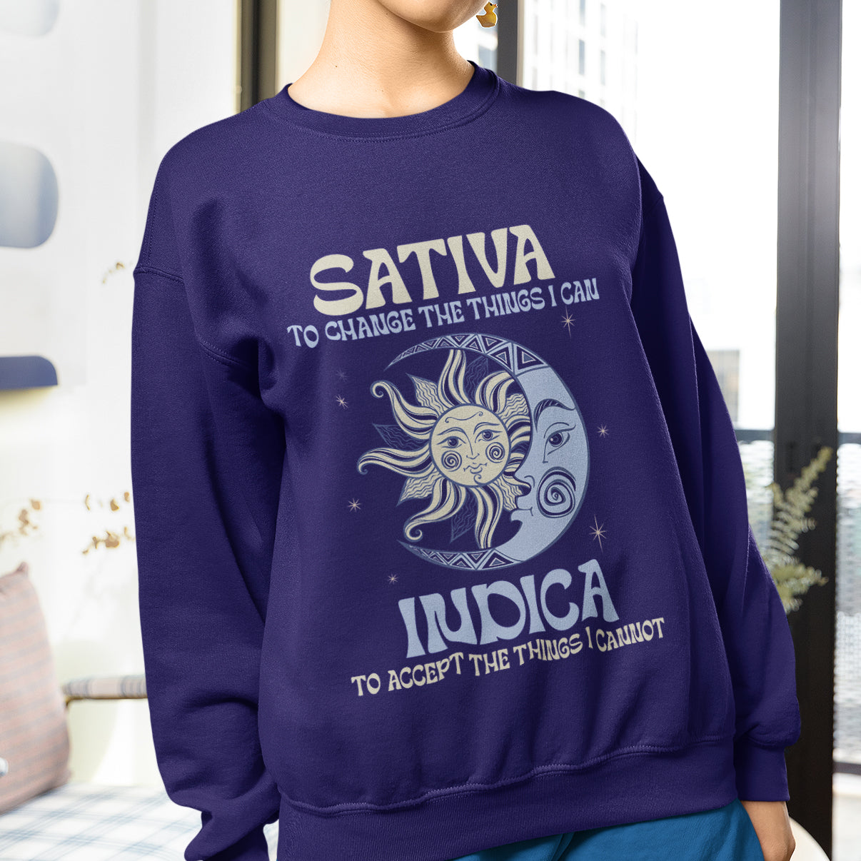 Sativa to change the things Crewneck Sweatshirt