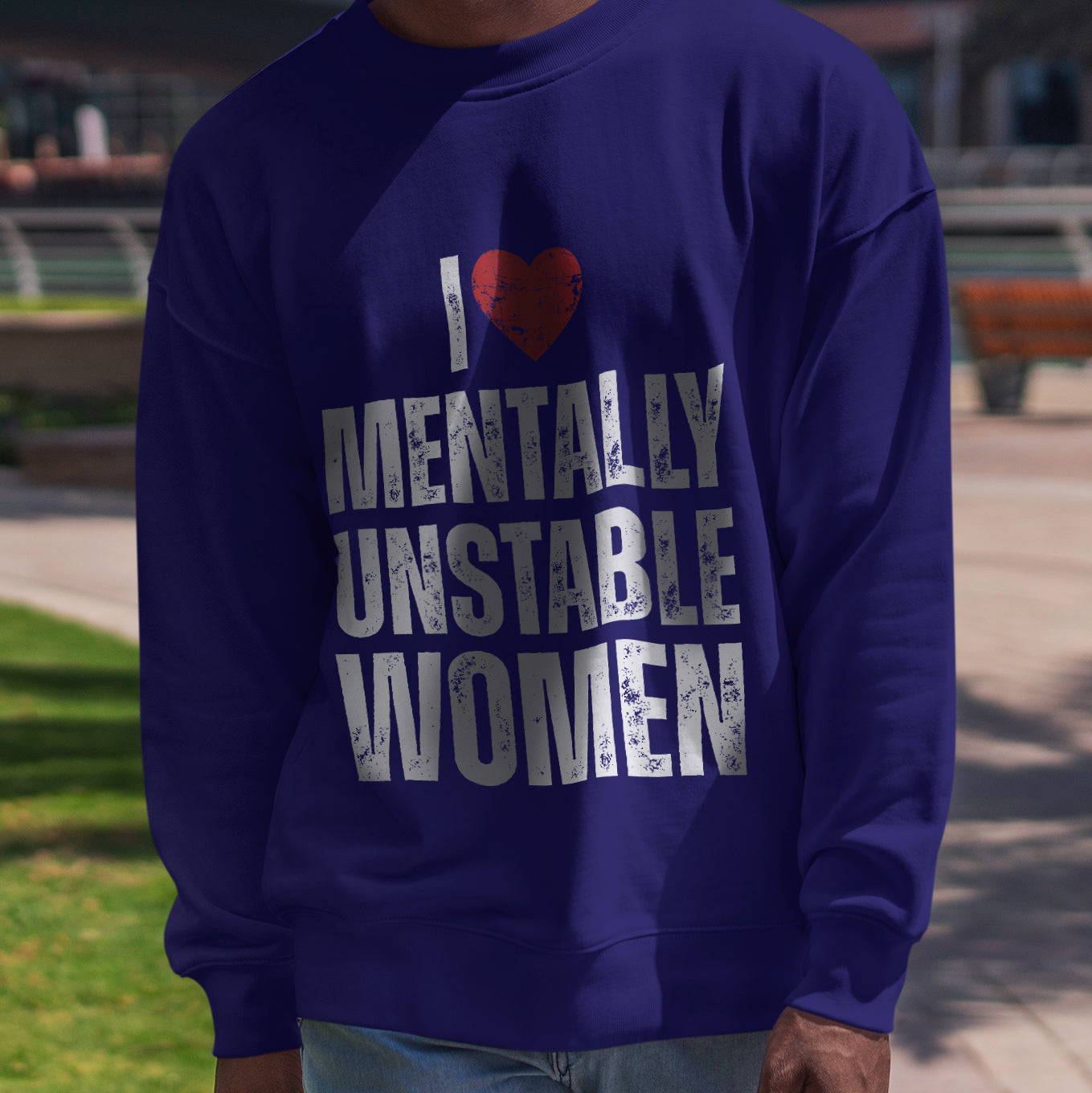 Mentally unstable Crewneck Sweatshirt