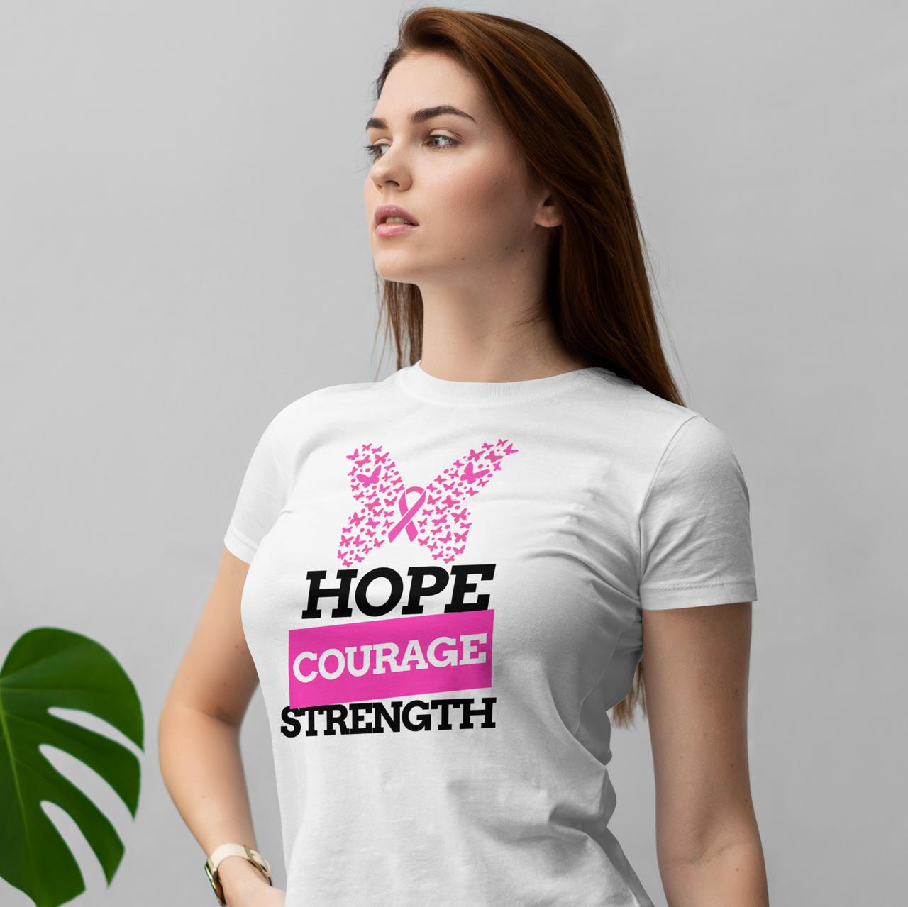 Hope.Courage.Stength Short Sleeve Tee